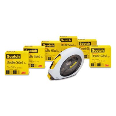 Scotch&reg; Double-Sided Permanent Tape in Handheld Dispenser