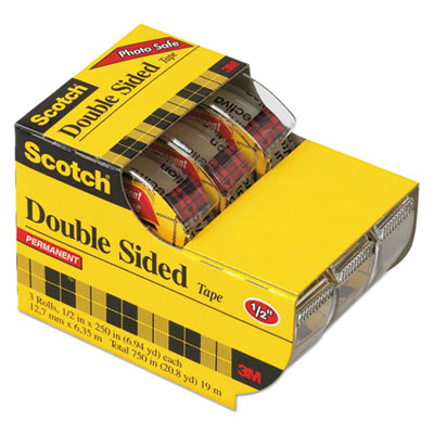 Scotch&reg; Double-Sided Permanent Tape in Handheld Dispenser