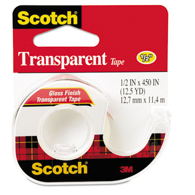Scotch&reg; Transparent Tape In Handheld Dispenser