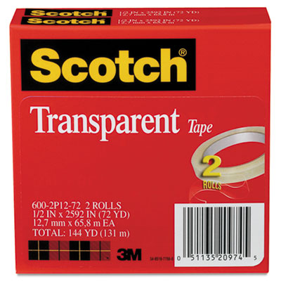 Scotch&reg; Transparent Tape