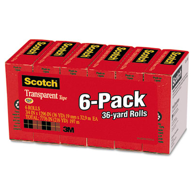Scotch&reg; Transparent Tape