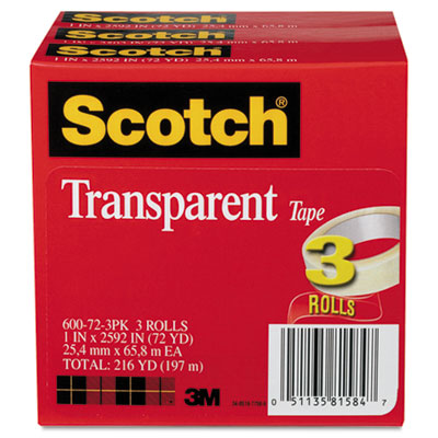 Scotch&reg; Transparent Tape