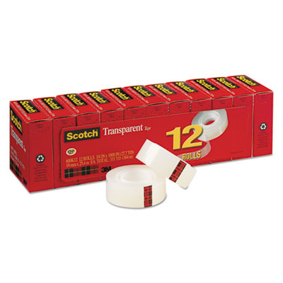 Scotch&reg; Transparent Tape