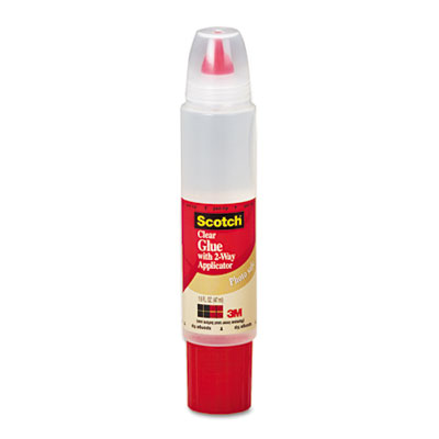 Scotch&reg; Clear Glue with Two-Way Applicator