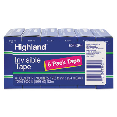 Highland&trade; Invisible Permanent Mending Tape
