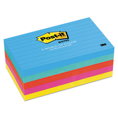 Post-it&reg; Notes Original Pads in Jaipur Colors