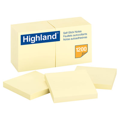 Highland&trade; Sticky Note Pads