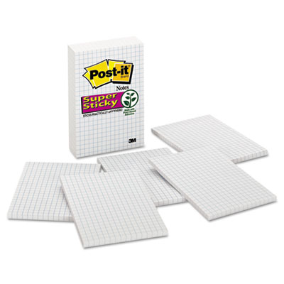 Post-it® Notes Super Sticky Grid Notes Post-it® Notes Super Sticky Grid Notes