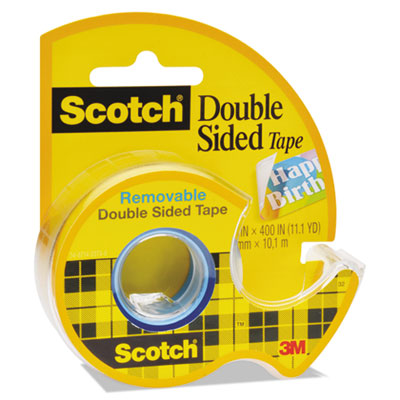 Scotch&reg; Double-Sided Removable Tape in Handheld Dispenser