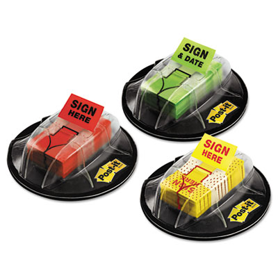 Post-it® Flags Arrow Flags in a Desk Grip Dispenser Post-it® Flags Arrow Flags in a Desk Grip Dispenser
