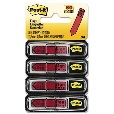 Post-it&reg; Flags Arrow Message 1/2" Flags
