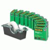 Scotch&reg; DS520 Black/Clear Dispenser Plus Ten Rolls Scotch&reg; Magic&trade; 810 Office Tape