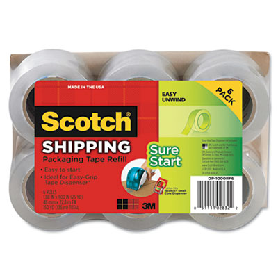 Scotch&reg; Sure Start Shipping Packaging Tape