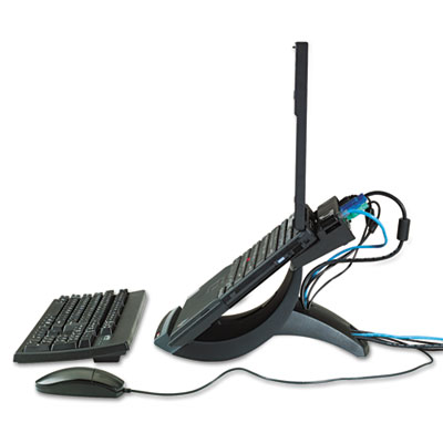 3M Vertical Notebook Computer Riser with Cable Management
