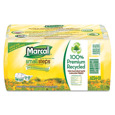 Marcal&reg; 100% Recycled Bundle Bathroom Tissue
