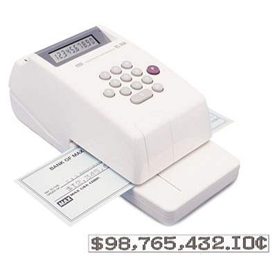 Max® Electronic Checkwriter Max® Electronic Checkwriter