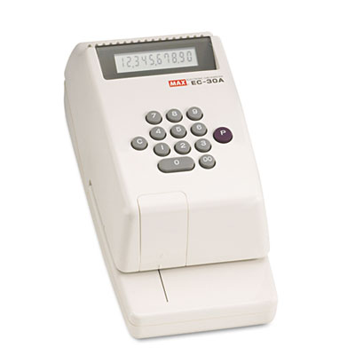 Max&reg; Electronic Checkwriter