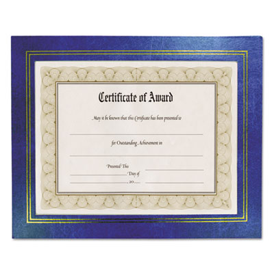 NuDell&trade; Leather Grain Certificate Frame