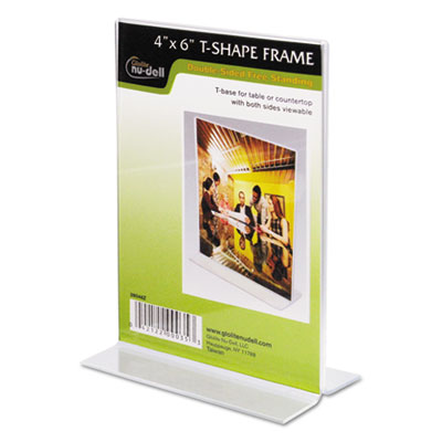 NuDell&trade; Clear Plastic Sign Holders