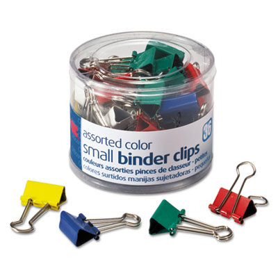 Officemate Assorted Colors Binder Clips