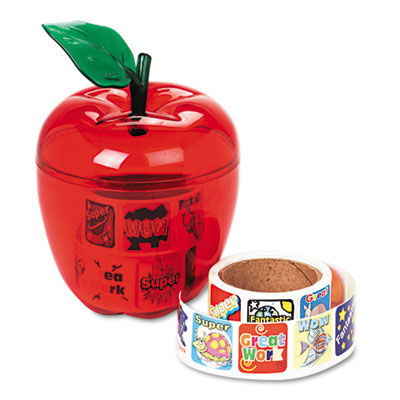 Pacon® Stickers in Plastic Apple Pacon® Stickers in Plastic Apple