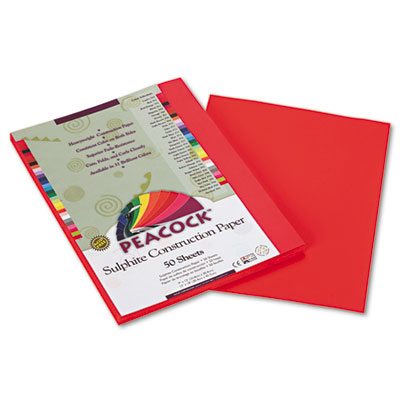 Pacon&reg; Peacock&reg; Sulphite Construction Paper