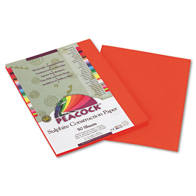 Pacon&reg; Peacock&reg; Sulphite Construction Paper