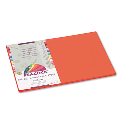 Pacon&reg; Peacock&reg; Sulphite Construction Paper
