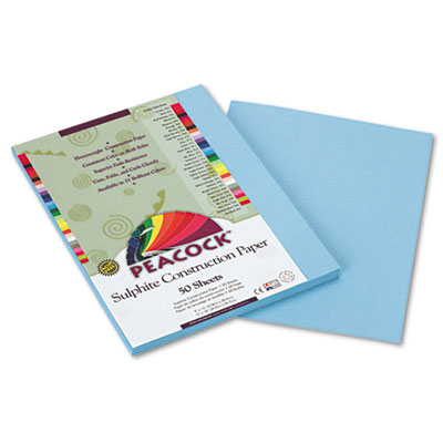 Pacon&reg; Peacock&reg; Sulphite Construction Paper