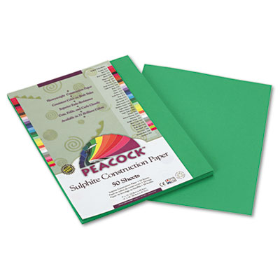 Pacon&reg; Peacock&reg; Sulphite Construction Paper