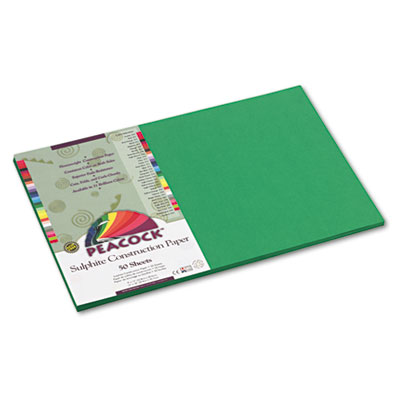 Pacon&reg; Peacock&reg; Sulphite Construction Paper