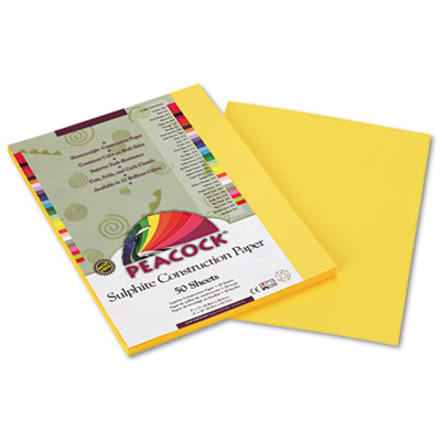 Pacon&reg; Peacock&reg; Sulphite Construction Paper