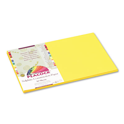 Pacon&reg; Peacock&reg; Sulphite Construction Paper