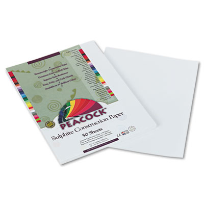 Pacon&reg; Peacock&reg; Sulphite Construction Paper