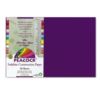 Pacon&reg; Peacock&reg; Sulphite Construction Paper