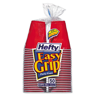 Hefty® Easy Grip® Disposable Plastic Party Cups Hefty® Easy Grip® Disposable Plastic Party Cups
