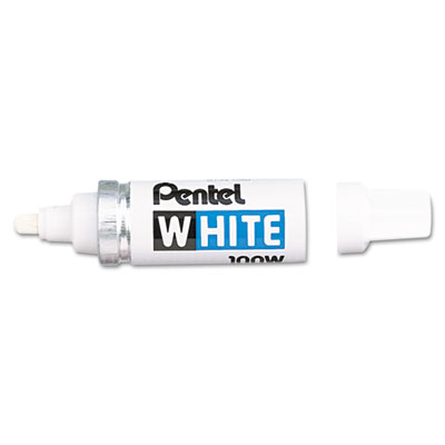 Pentel&reg; White Permanent Marker
