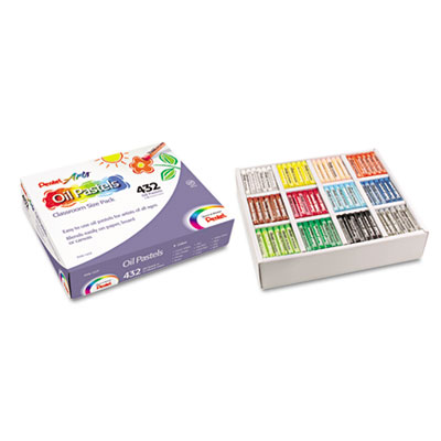 Pentel&reg; Oil Pastel Set With Carrying Case