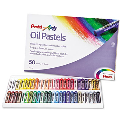 Pentel&reg; Oil Pastel Set With Carrying Case