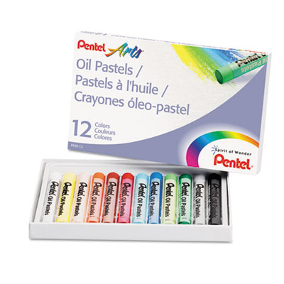 Pentel&reg; Oil Pastel Set With Carrying Case