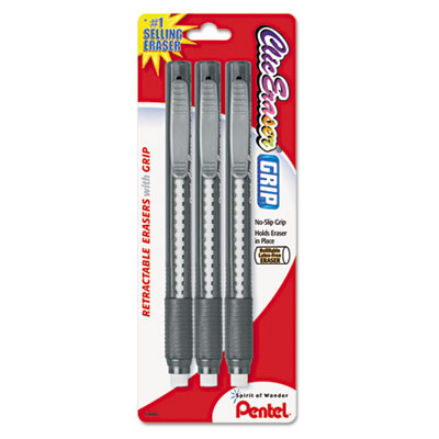 Pentel&reg; Clic Eraser&reg; Grip Eraser