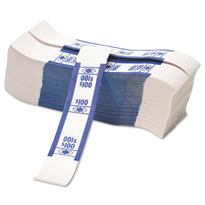PM Company&reg; Color-Coded Kraft Currency Straps