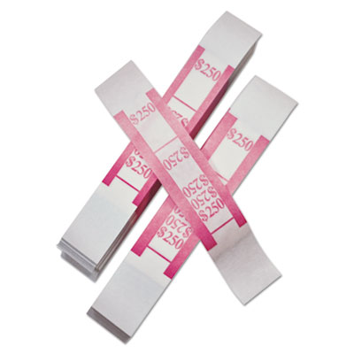 PM Company&reg; Color-Coded Kraft Currency Straps