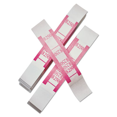 PM Company&reg; Color-Coded Kraft Currency Straps
