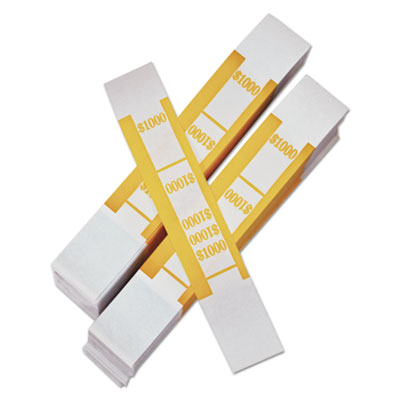 PM Company&reg; Color-Coded Kraft Currency Straps