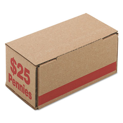 PM Company&reg; Corrugated Coin Storage and Shipping Boxes