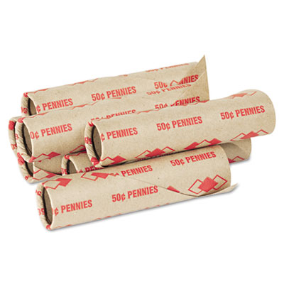 PM Company&reg; Preformed Paper Tubular Coin Wrappers