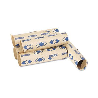 PM Company&reg; Preformed Paper Tubular Coin Wrappers