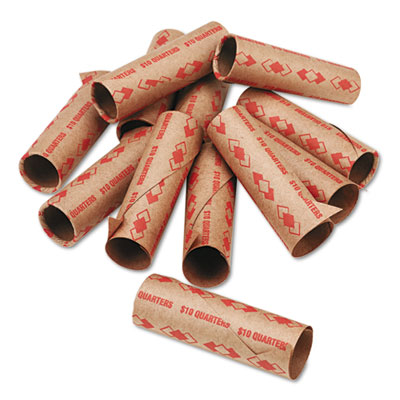 PM Company&reg; Preformed Paper Tubular Coin Wrappers
