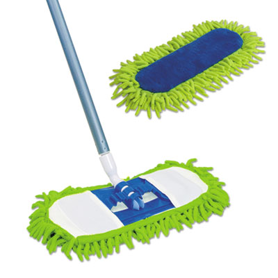 Quickie&reg; Soft &amp; Swivel&reg; Microfiber/Chenille Dust Mop